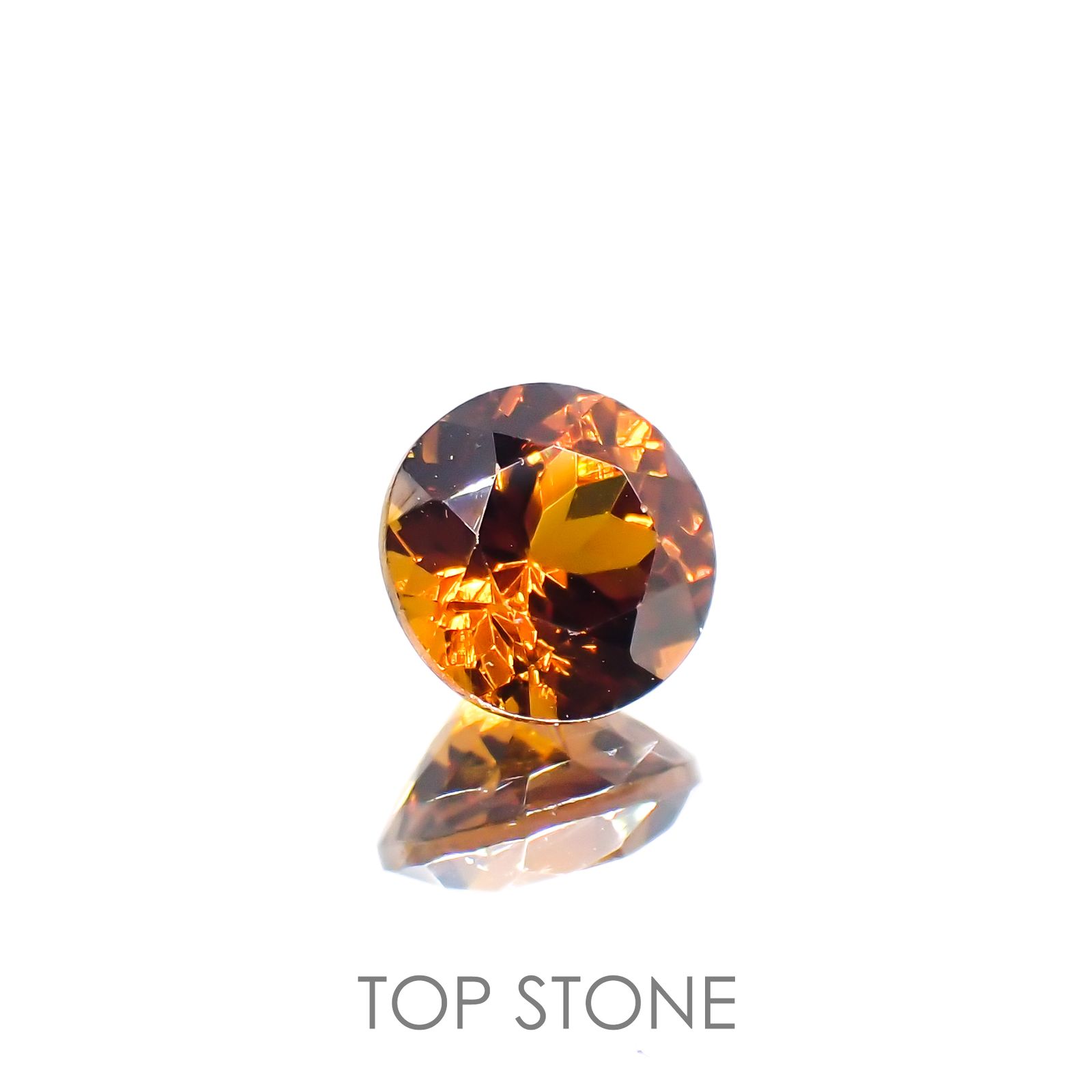 グロッシュラーアンドラダイトガーネット(宝石名グロッシュラー/アンドラダイト・ガーネット)ナミビア産 1.67ct 識別済[220114314]6.9x6.9mm前後