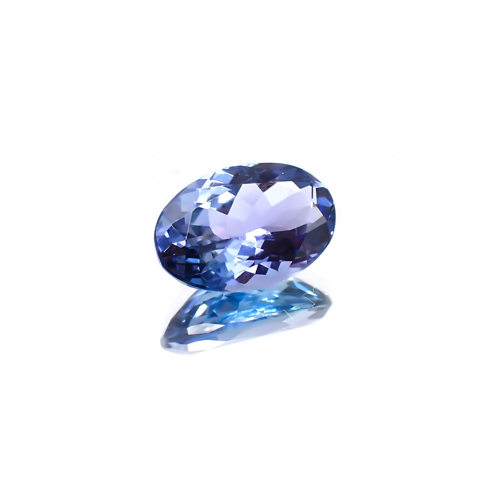 タンザナイト(宝石名タンザナイト) タンザニア産 1.71ct 識別済[24029454]9.5×6.3mm前後