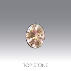 トラピッチェアメトリン 偏光板2枚付き  ブラジル・ミナスジェライス州産 13.16ct[220918105]25.9x20.7mm前後