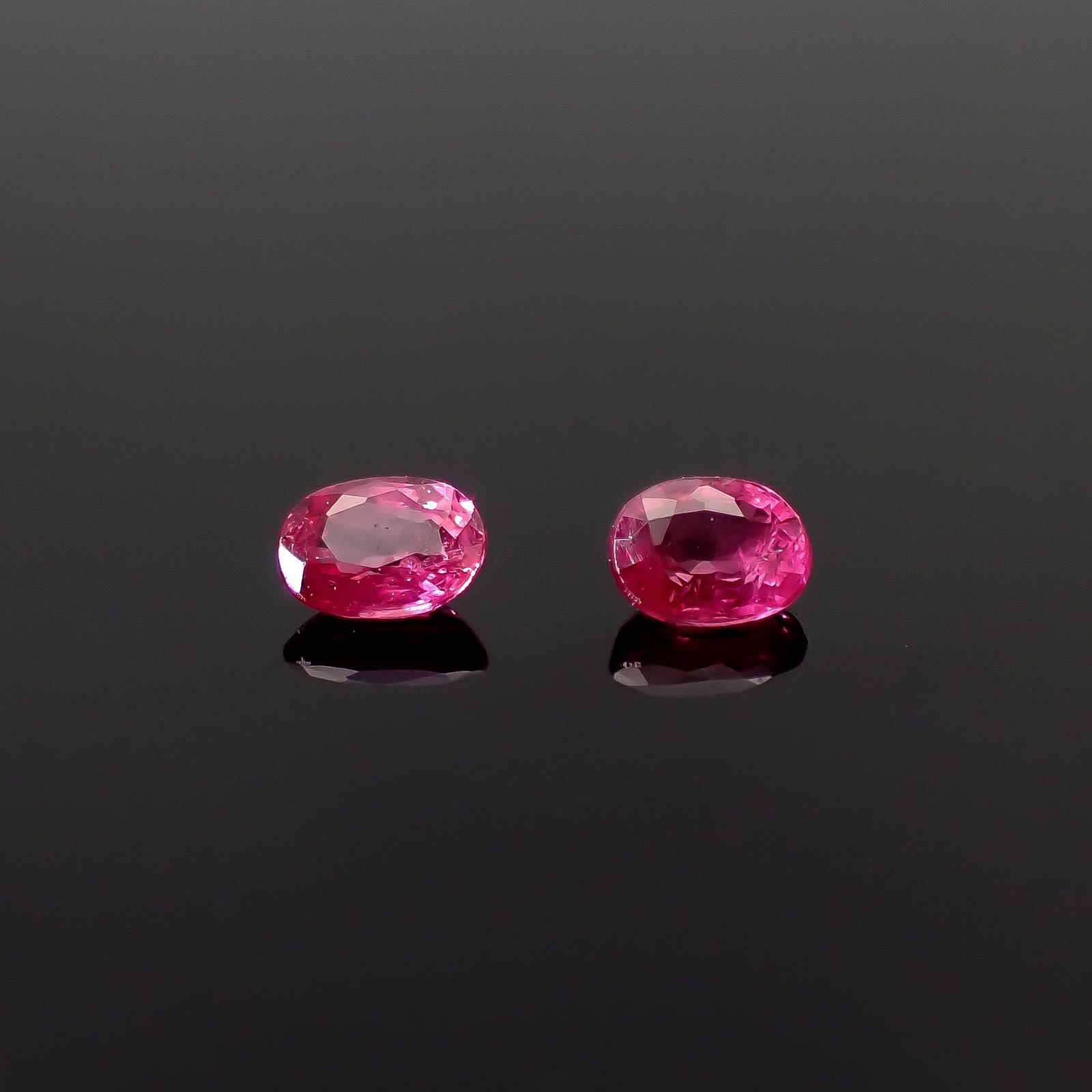 モザンビーク産 ルビー（ジュエリー） ◇ペアセット◇ルビー モザンビーク/ビルマ産 0.25ct(2pcs合計