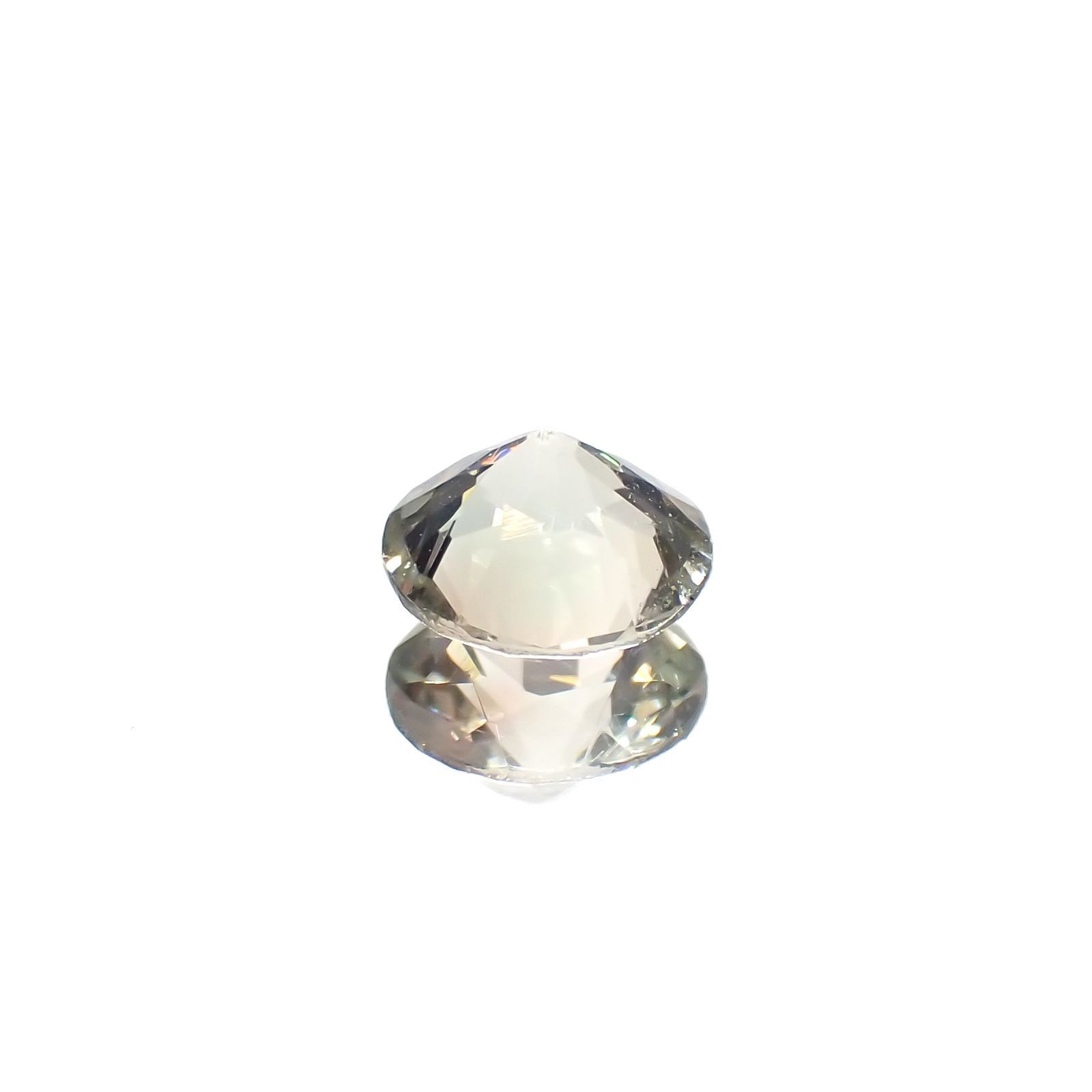 バイカラーオレゴンサンストーン アメリカ・オレゴン州産 0.65ct / 5.9x5.9mm前後 [230220682]