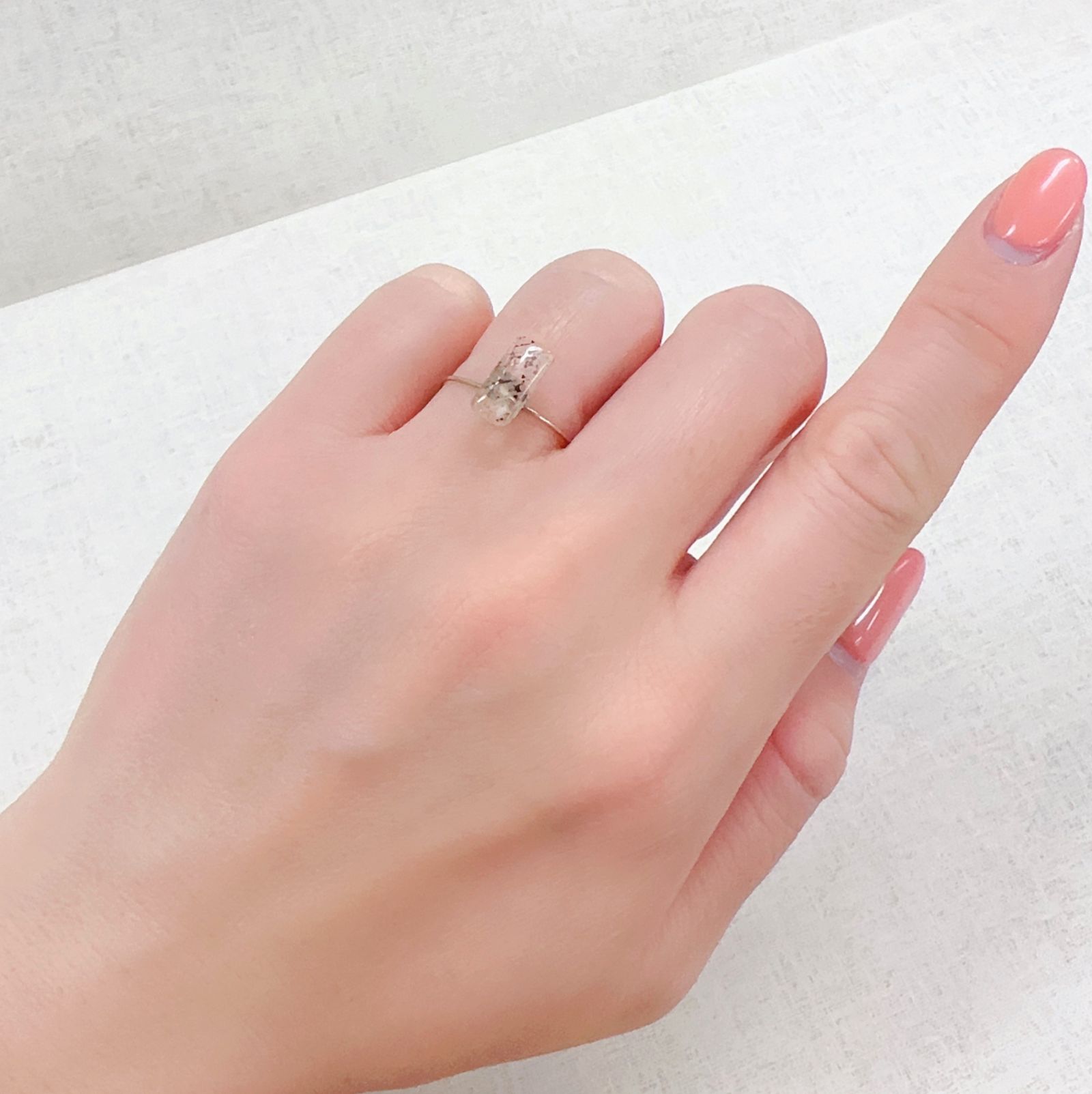 レインボーラティスサンストーン オーストラリア産 1.27ct[230220759]10.6x5.1mm前後