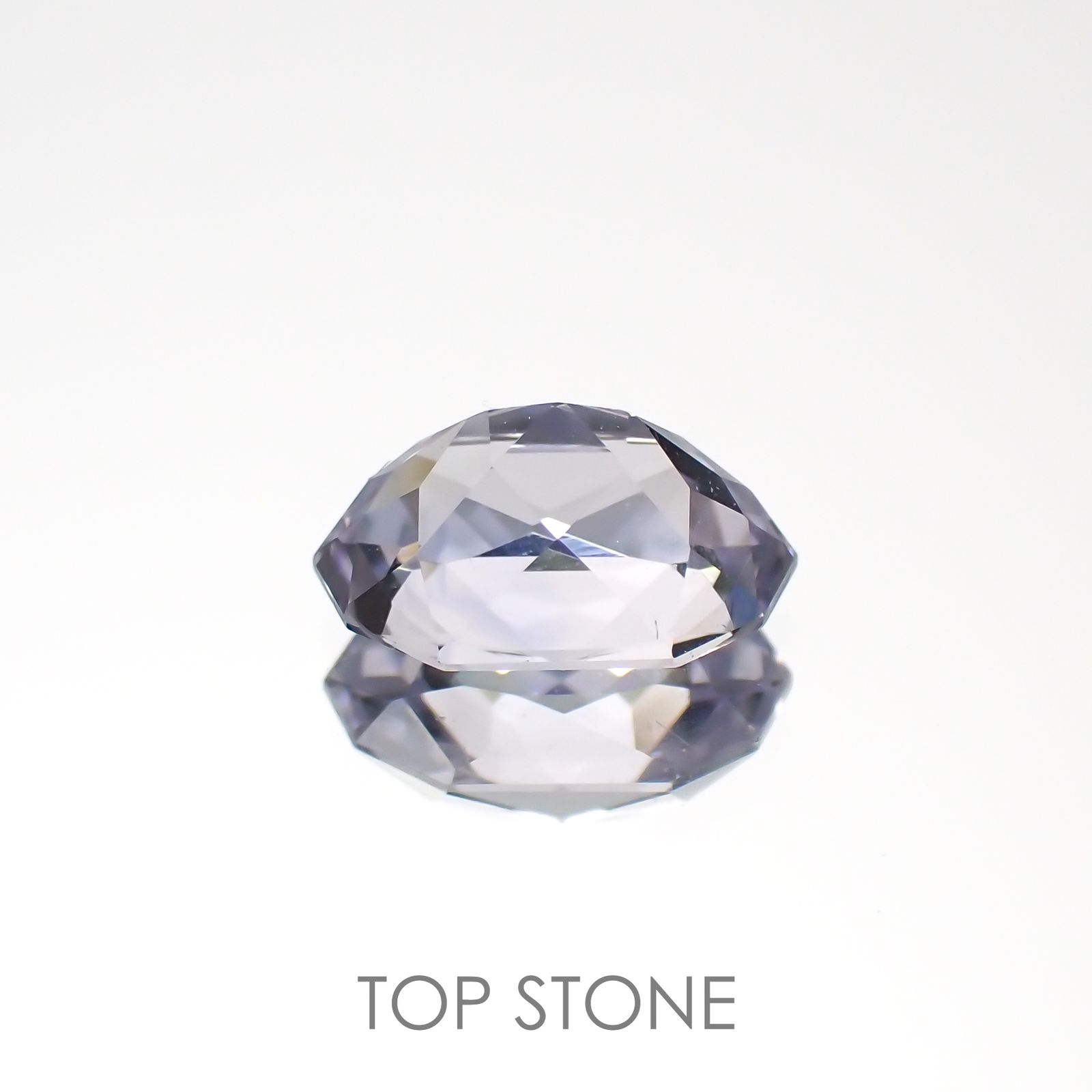 ◇カスタムカット◇アイスラベンダーサファイア(宝石名サファイア)スリランカ/マダガスカル産 1.20ct 識別済[220817478]7.7x5mm前後