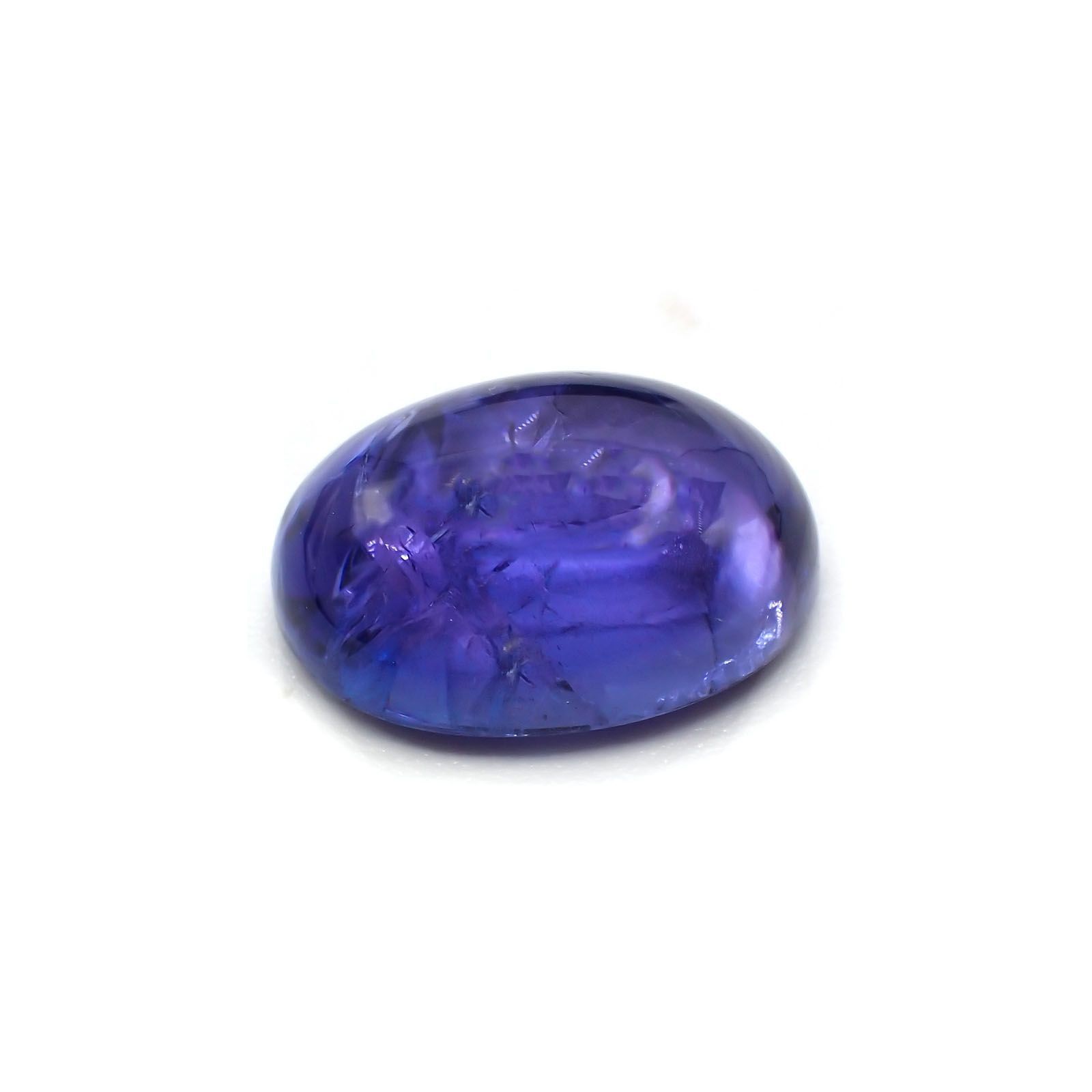 タンザナイト(宝石名タンザナイト)タンザニア産 9.51ct 識別済[231124271]14.7x10.9mm前後