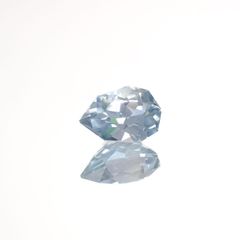 ◇カスタムカット◇アイスブルーサファイア(宝石名サファイア)スリランカ/マダガスカル産 0.91ct 識別済[220918077]7x4.8mm前後