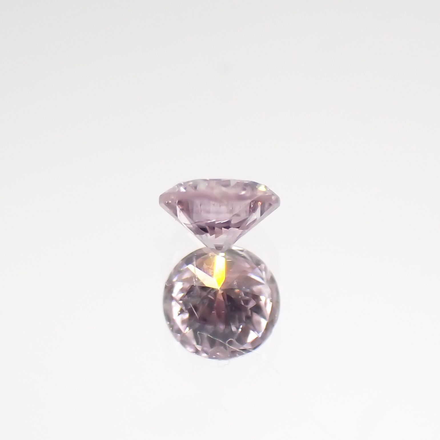 ピンクダイヤモンド I-1 / FANCY LIGHT PURPLISH PINK ソーティング付き 産 ルース 0.045ct[210711791]2.2×2.2mm前後