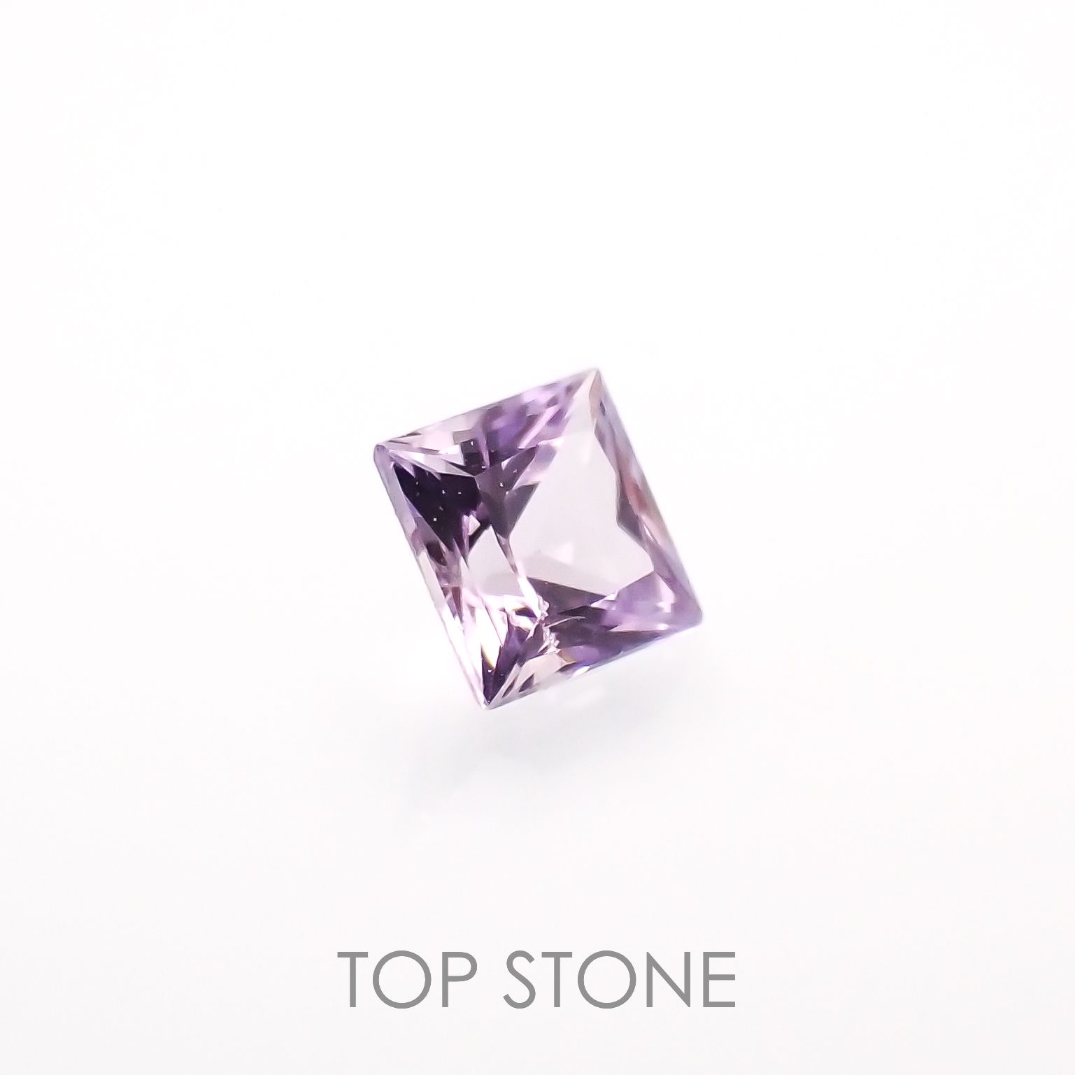◇プリンセスカット◇アイスラベンダーサファイア(宝石名サファイア)東アフリカ産 0.11ct 識別済[230120239]2.5x2.5mm前後