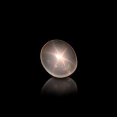 スターローズクォーツ(宝石名スター・ローズ・クォーツ) マダガスカル産 12.92ct 識別済[201812811]17.4×14.9mm前後