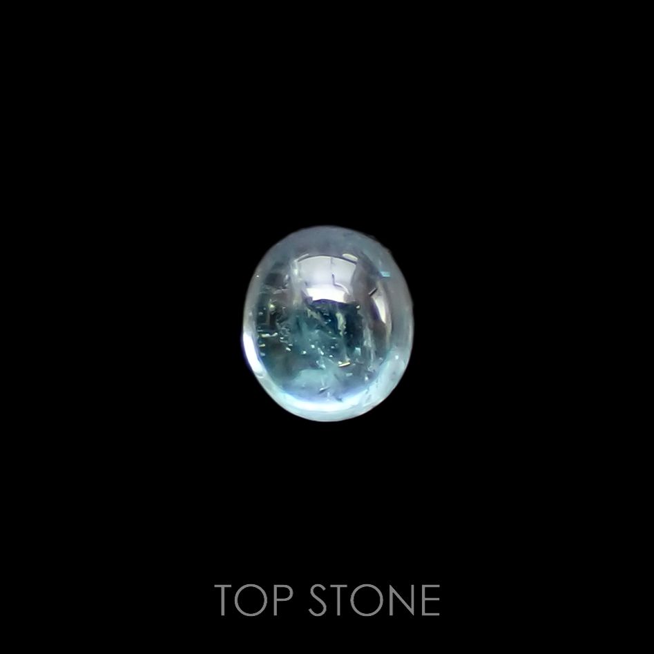 ブルーコーネルピン(宝石名コーネルピン)タンザニア産 0.20ct 識別済[220616291]3.7x3.2mm前後
