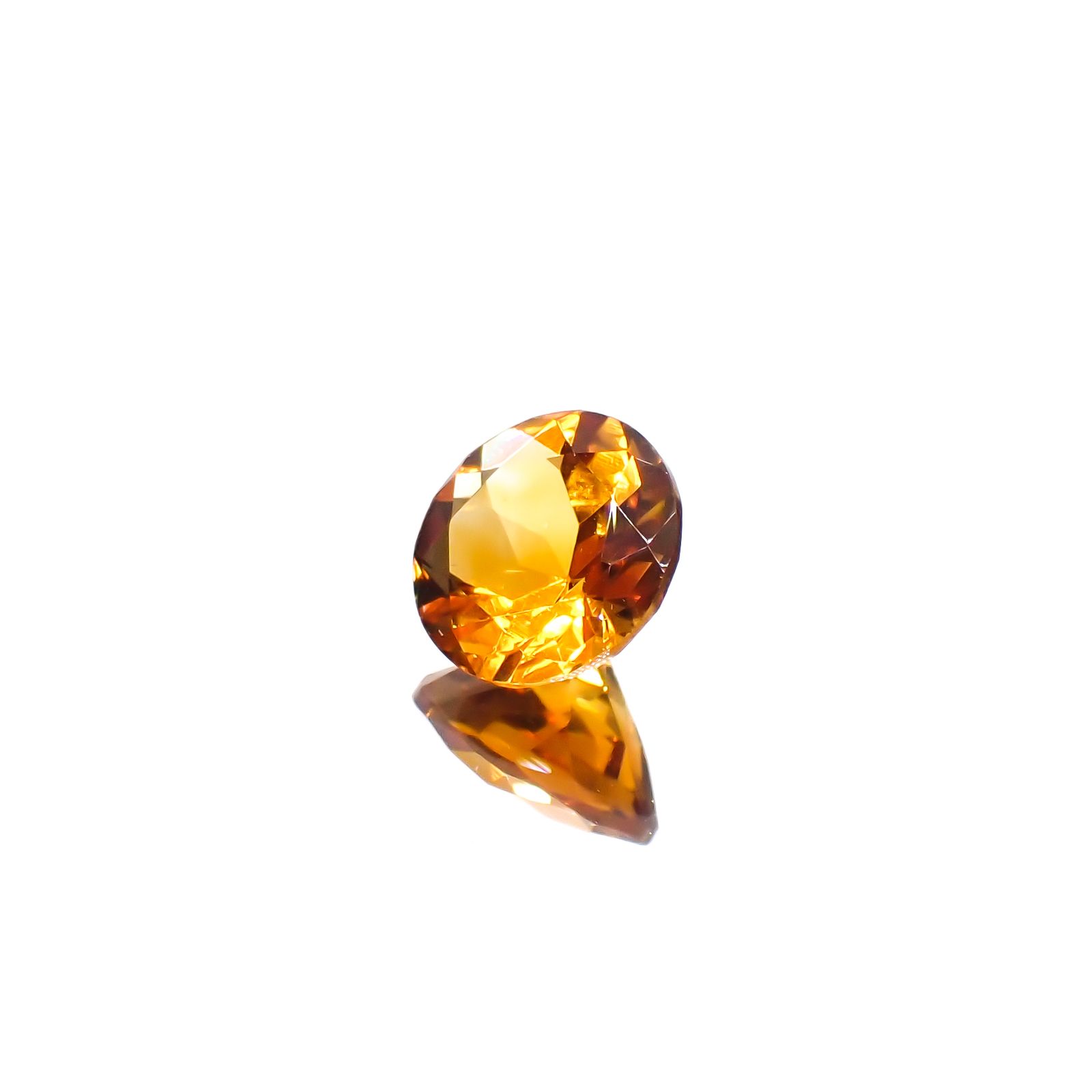 マデイラシトリン ブラジル・ミナスジェライス州産 1.60ct[240427125]7.9x7.9mm前後