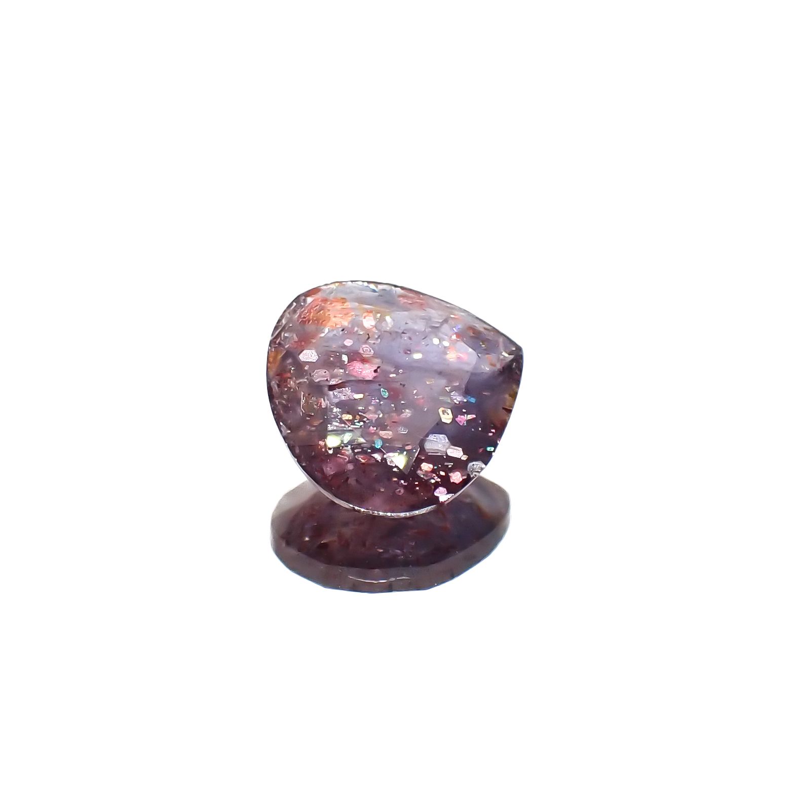 ブラッドショットアイオライト インド産 1.63ct[230923348]9x8.9mm前後