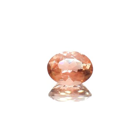 オレゴンサンストーン(宝石名ラブラドライト)アメリカ・オレゴン州産 識別済 1.88ct / 9.3x7.1mm前後 [230722703]