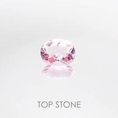 ピンクフローライト(宝石名ピンク・フルオライト) ブラジル産 3.29ct 識別済[20084736]10.2×8mm前後