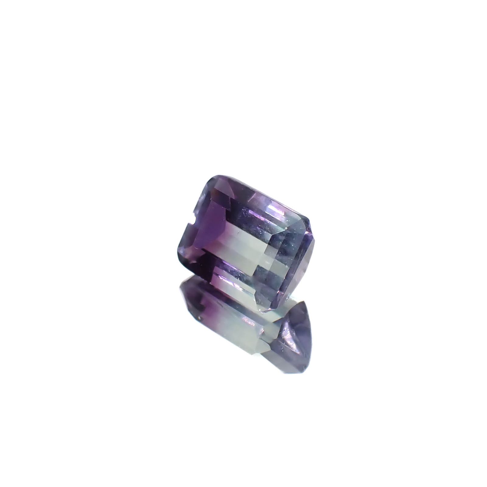 パーティカラーフローライト フルオレッセンス ブラジル産 3.12ct[240828648]9x6.9mm前後