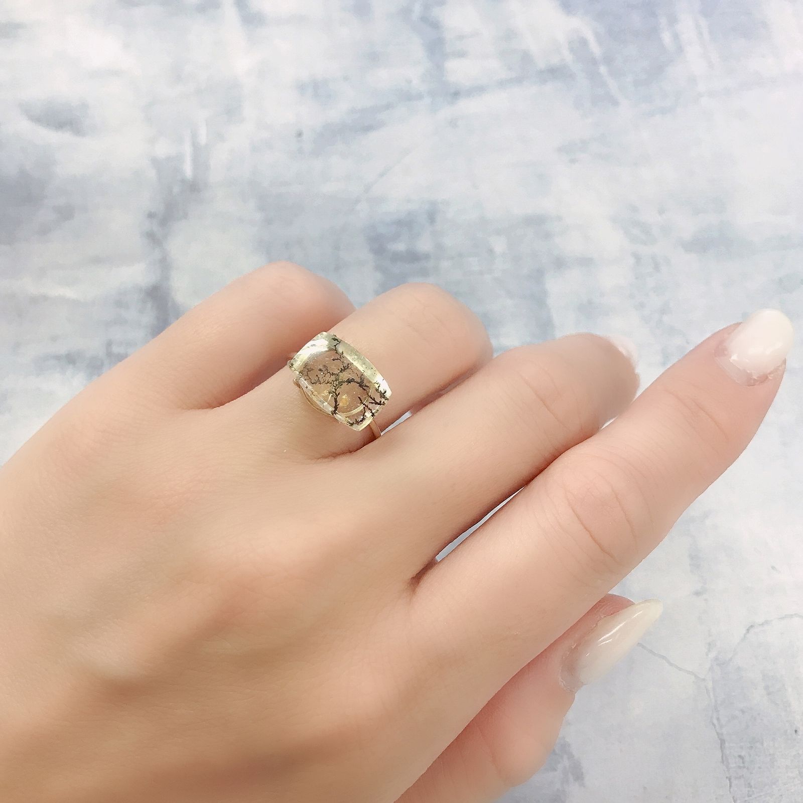 デンドリチッククォーツ ブラジル産 4.45ct[220616711]13.5x8.9mm前後
