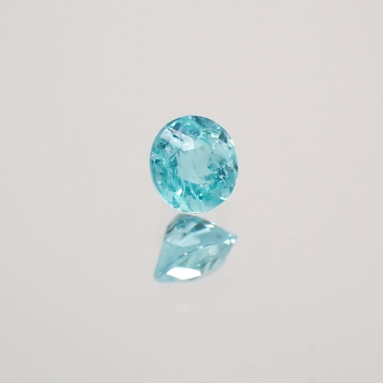 パライバトルマリン ブラジル産 ルース 0.055ct[210410654]2.5×2.4mm前後