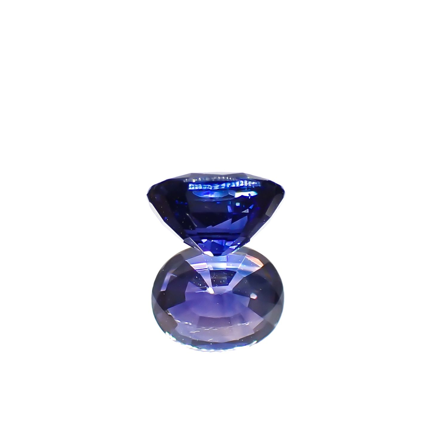 サファイア(宝石名サファイア)タンザニア/マダガスカル産 0.44ct 識別済[241029191]4.8x3.9mm前後