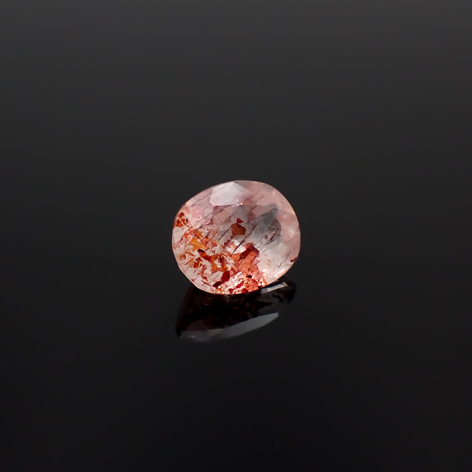 ファイヤークォーツ ナイジェリア産 2.45ct[240326725]9.9x7.9mm前後