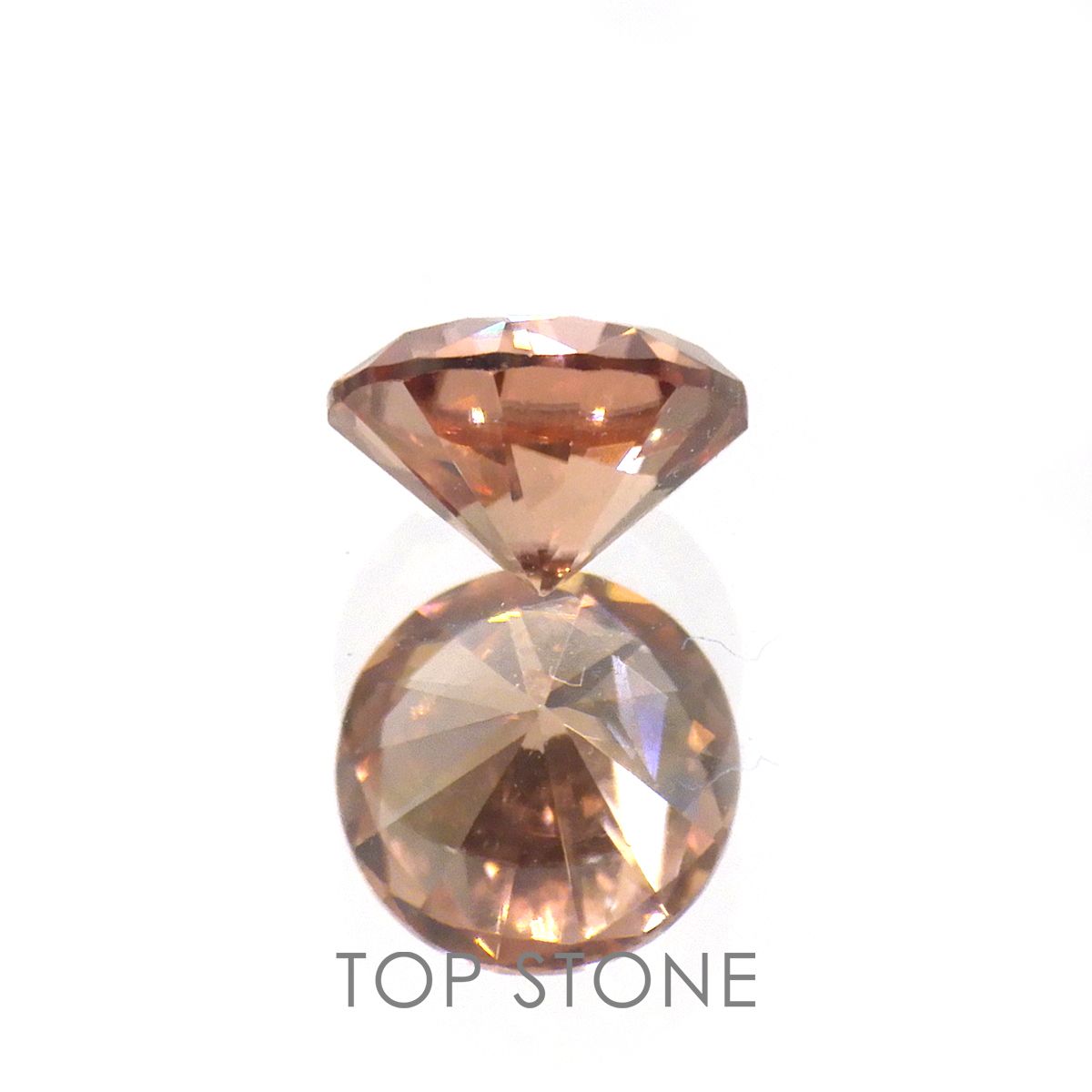 ライトピンクジルコン(宝石名ジルコン)スリランカ/カンボジア産 0.67ct 識別済[220716986]5x4.9mm前後