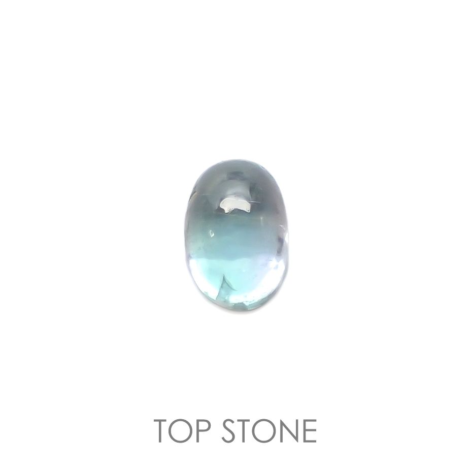 ブルーコーネルピン(宝石名コーネルピン)タンザニア産 0.26ct 識別済[220616293]4.3x2.9mm前後