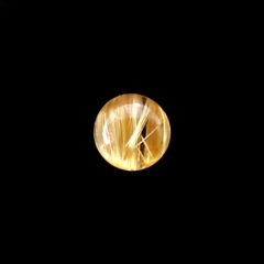 ルチルクオーツ キャッツアイ ブラジル産 2.22ct[240427337]7.1x7.1mm前後