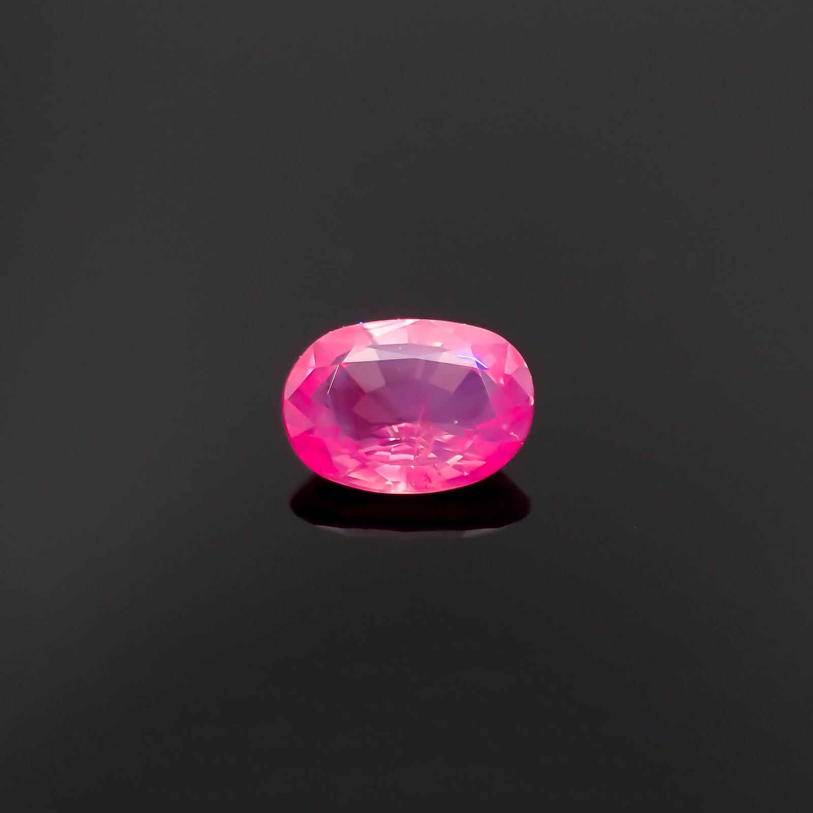 シルキーピンクサファイア 非加熱 ベトナム産 0.44ct[230119855]5.5x3.9mm前後