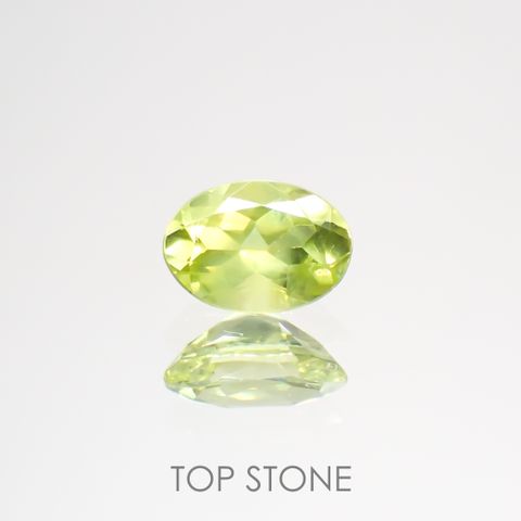 パロットクリソベリル(宝石名クリソベリル)インド産 0.50ct 識別済[220114505]5.8x4mm前後