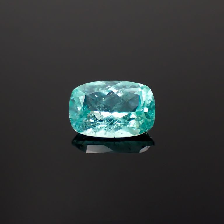 パライバトルマリン(宝石名トルマリン/別名パライバ・トルマリン)ブラジル産 0.487ct ソ付(宝貴協)[221018780]6x4mm前後