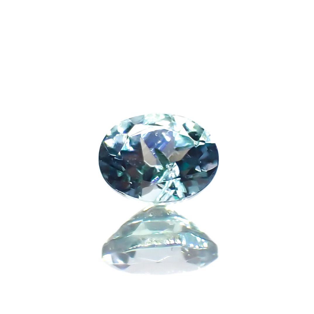 ブルーコーネルピン(宝石名コーネルピン)タンザニア産 0.11ct 識別済[230722857]3.3x2.5mm前後