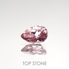ピンクダイアスポア(宝石名ダイアスポア) アフガニスタン産 0.52ct 識別済[210912427]6.3×4.1mm前後