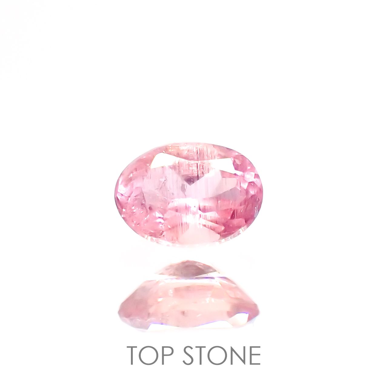 ペツォッタイト(ラズベリル)(宝石名ペツォッタイト) マダガスカル産 0.127ct ソ付(彩珠)[210812619]3.6×2.6mm前後