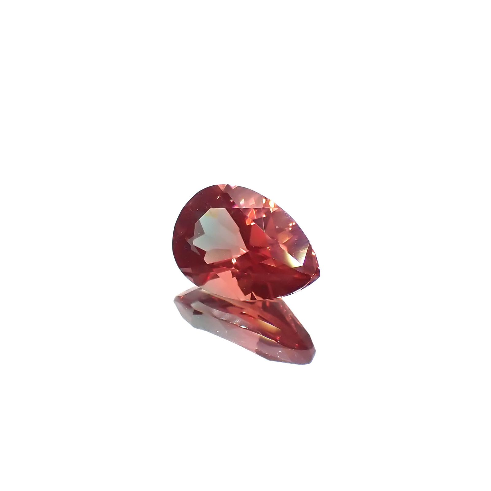 バイカラーアンデシン モンゴル産 1.26ct[230421498]9.1x6mm前後