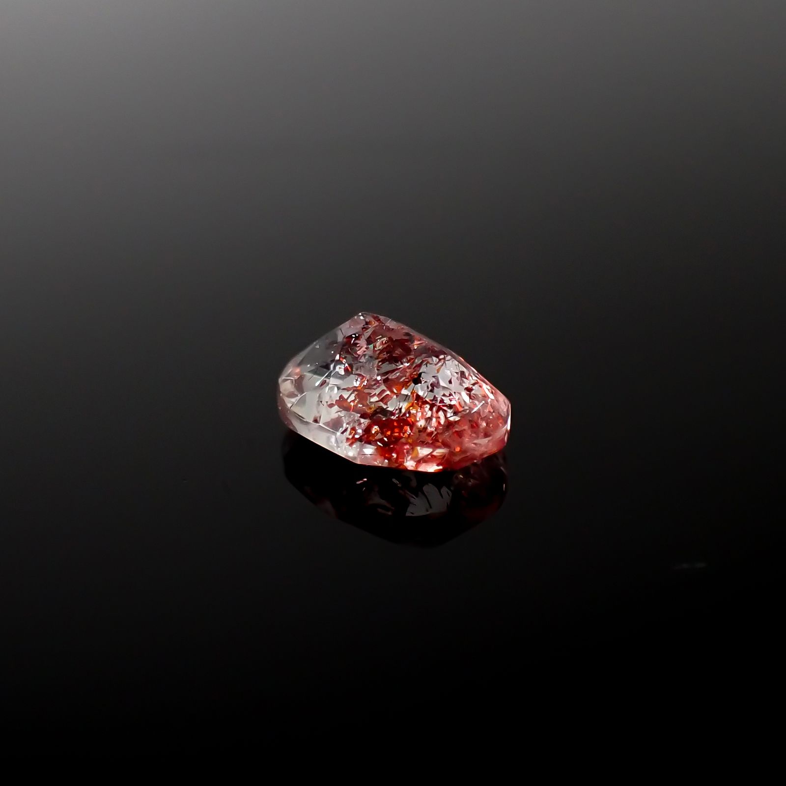 ファイヤークォーツ ナイジェリア産 1.23ct[240326718]8.1x6.1mm前後