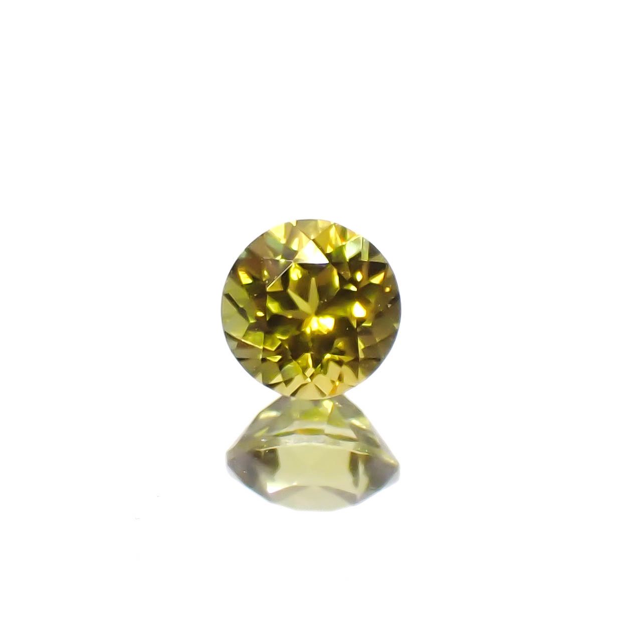 カナリートルマリン ザンビア・カナリー鉱山産 0.31ct[240527556]4x4mm前後