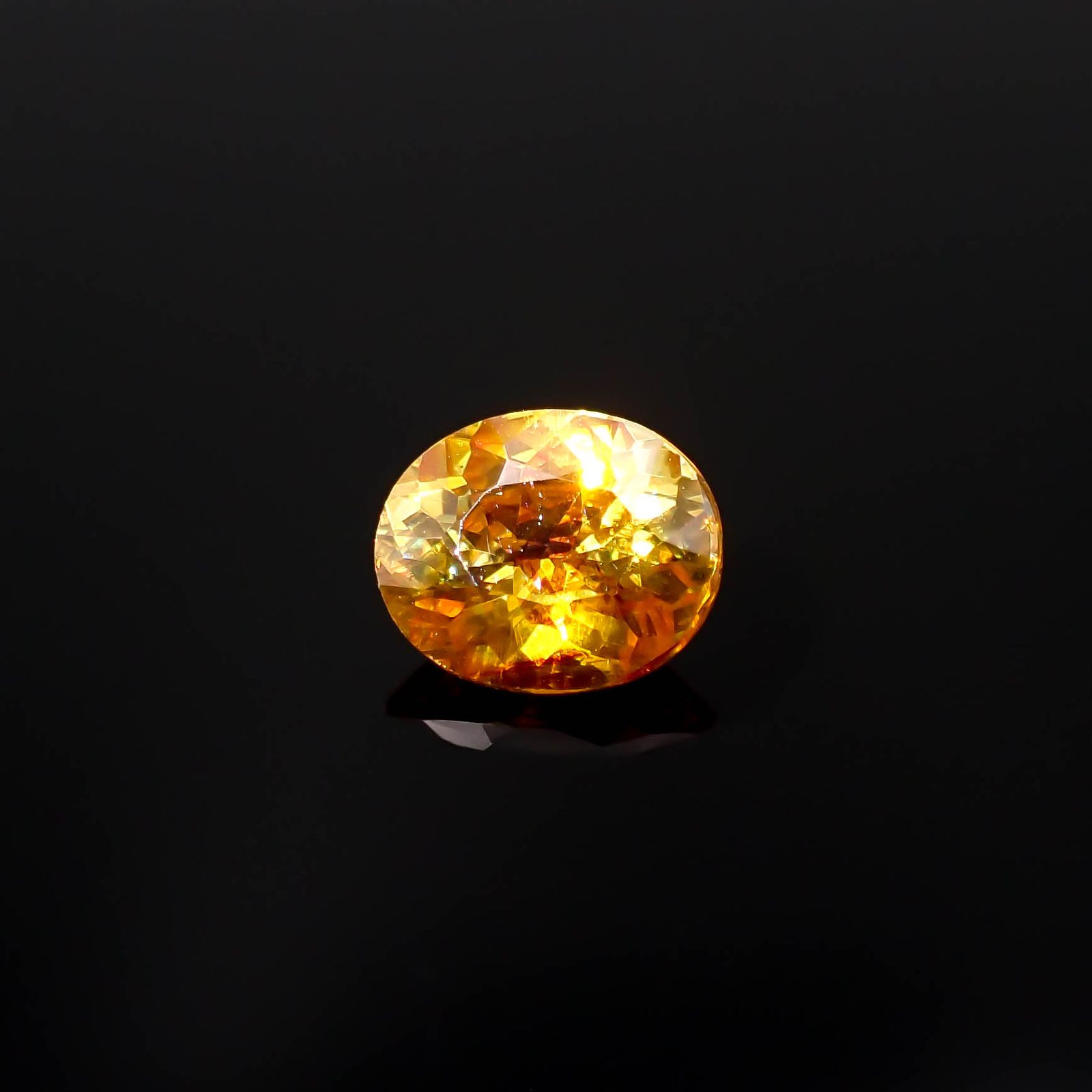 スファレライト スペイン産 1.38ct[230421671]7.5x6.3mm前後