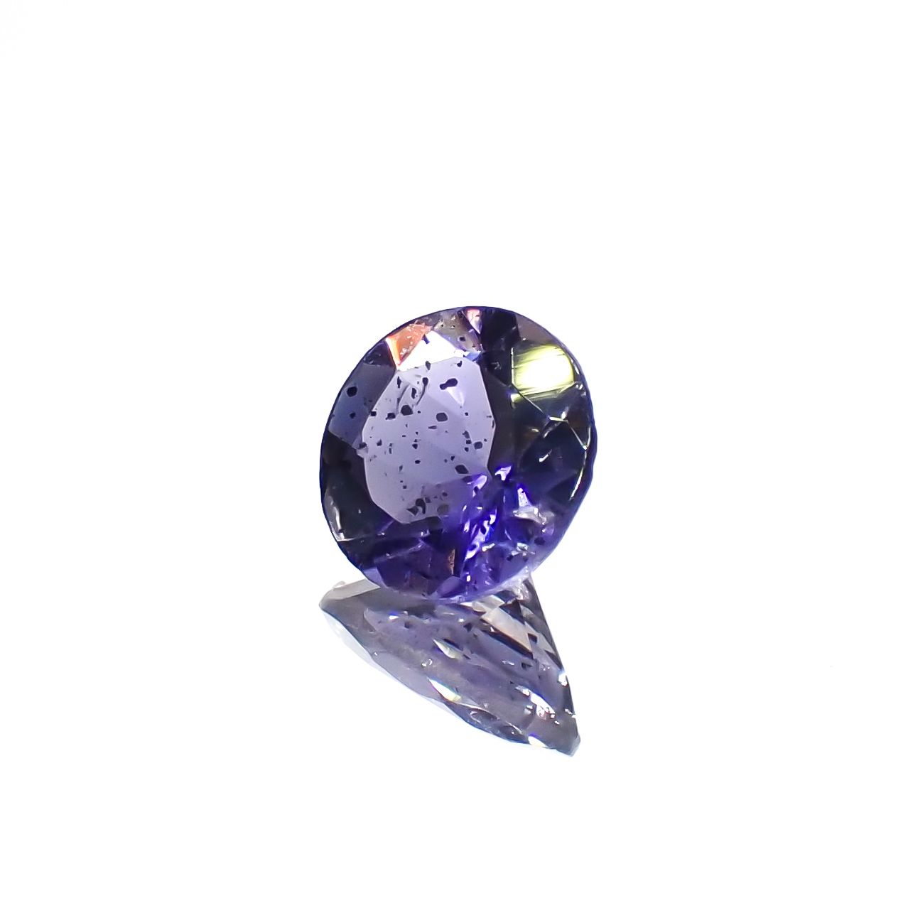 アイオライトサンストーン インド/ブラジル産 0.59ct[230923329]6x5.9mm前後