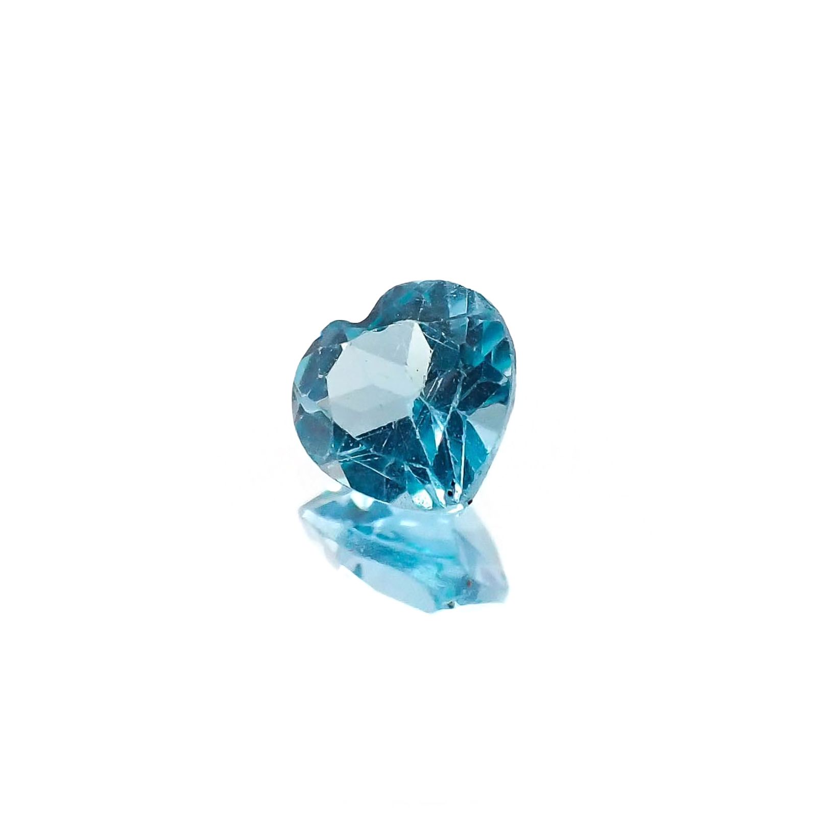 <ランダムセレクト1個販売> アパタイト ハートカット ブラジル産 0.35ct前後 / 5x5mm前後 [20074203-PAC]