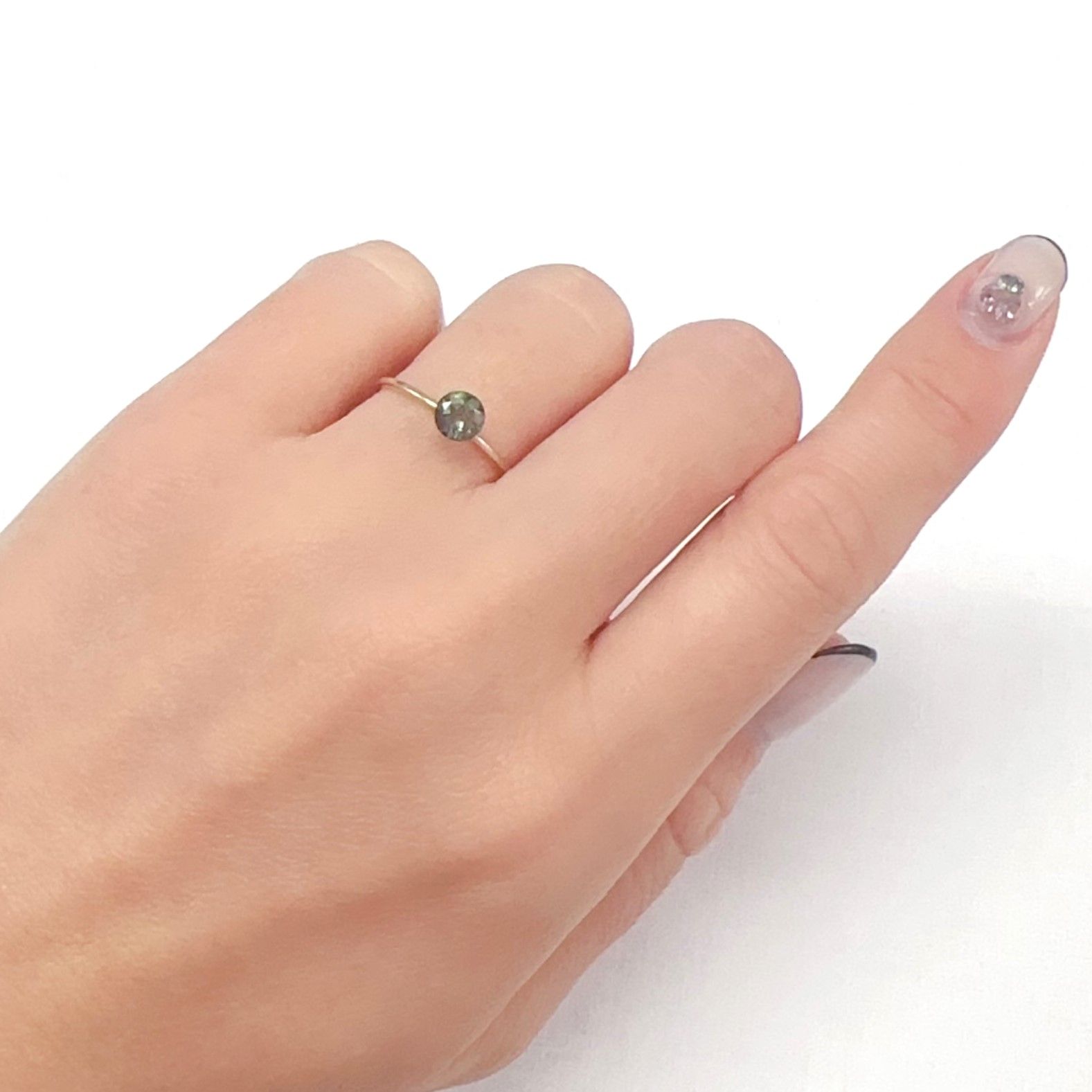 カラーチェンジアンデシン モンゴル産 0.47ct[240226314]5x5mm前後
