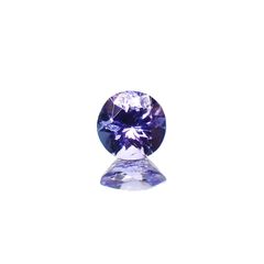 タンザナイト(宝石名タンザナイト)タンザニア産 0.61ct 識別済[230120197]5.5x5.4mm前後