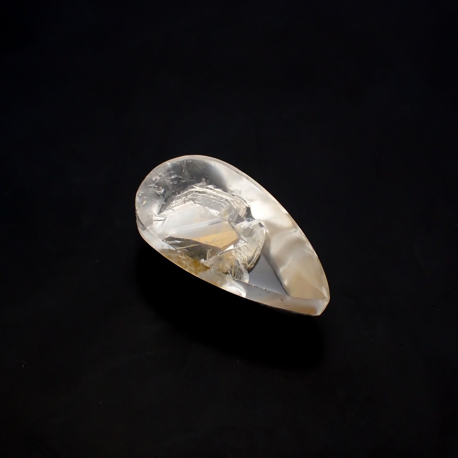 マニフェストインクォーツ ブラジル産 23.93ct [220716792]26.6x13.6mm前後