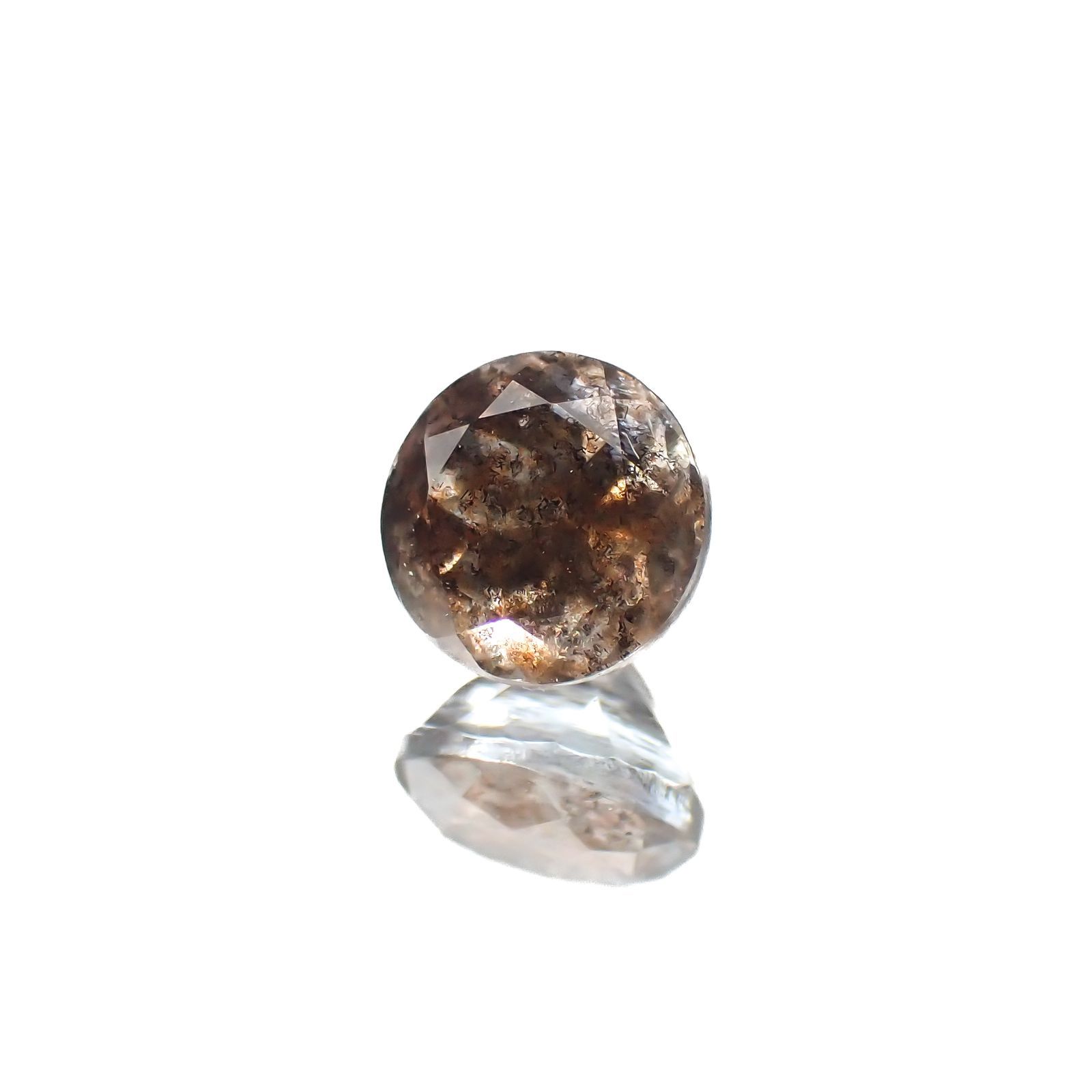 アベンチュリンアクアマリン ナイジェリア産 0.58ct[220917717]5.1x5.1mm前後