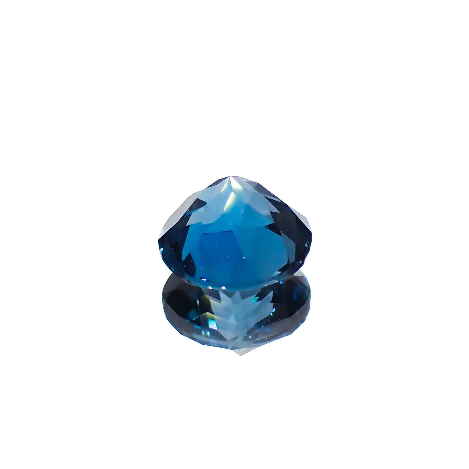 ロンドンブルートパーズ ブラジル産 1.62ct[221219308]7.1x7.1mm前後