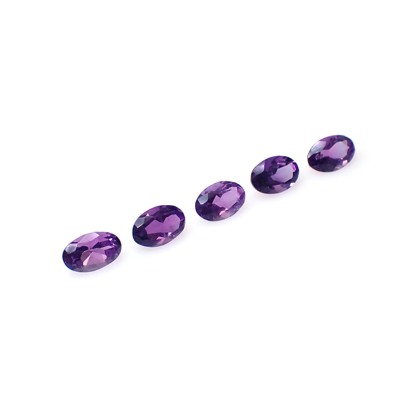 <ランダムセレクト1個販売>カラーシフトアメジスト ブラジル/ウルグアイ産 約0.35ct [250129804-PAC]6x4mm前後