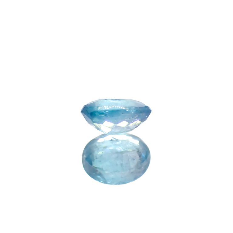 バイカラーパライバトルマリン 非加熱 ブラジル・バターリャ鉱山産 0.26ct[230220470]4.6x3.6mm前後