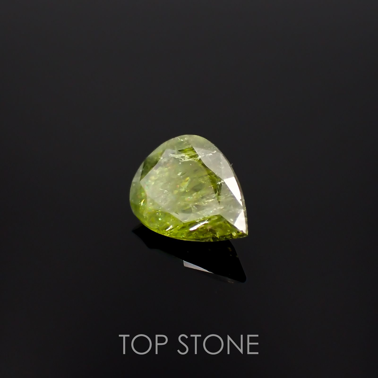イリデッセンスクロムトルマリン(宝石名トルマリン)ケニア産 1.97ct 識別済[221119094]10.6x7.8mm前後