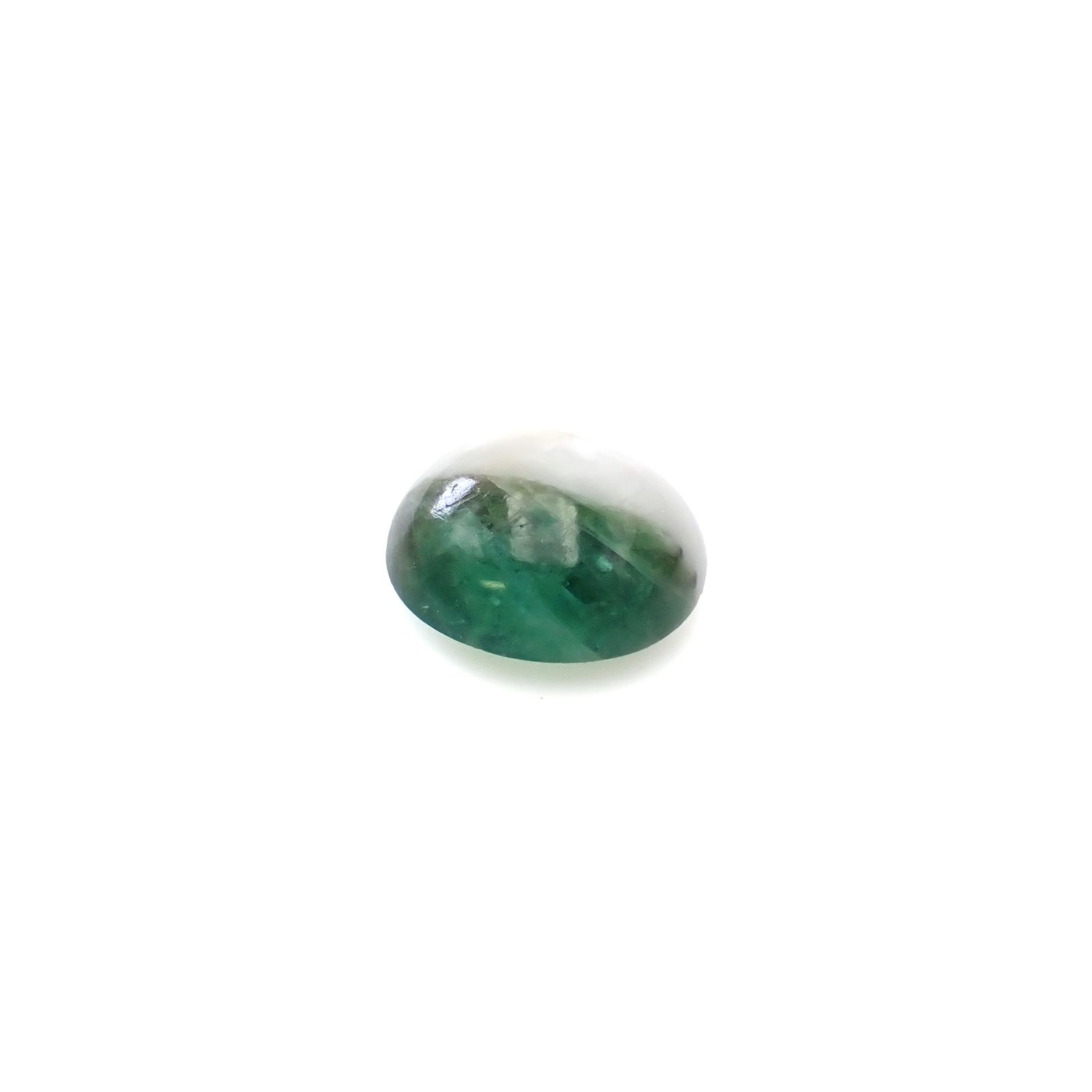 マトリックスエメラルド(エメラルドインクォーツ/フェルドスパー) ブラジル産 5.06ct [250430165]12x10.9mm前後