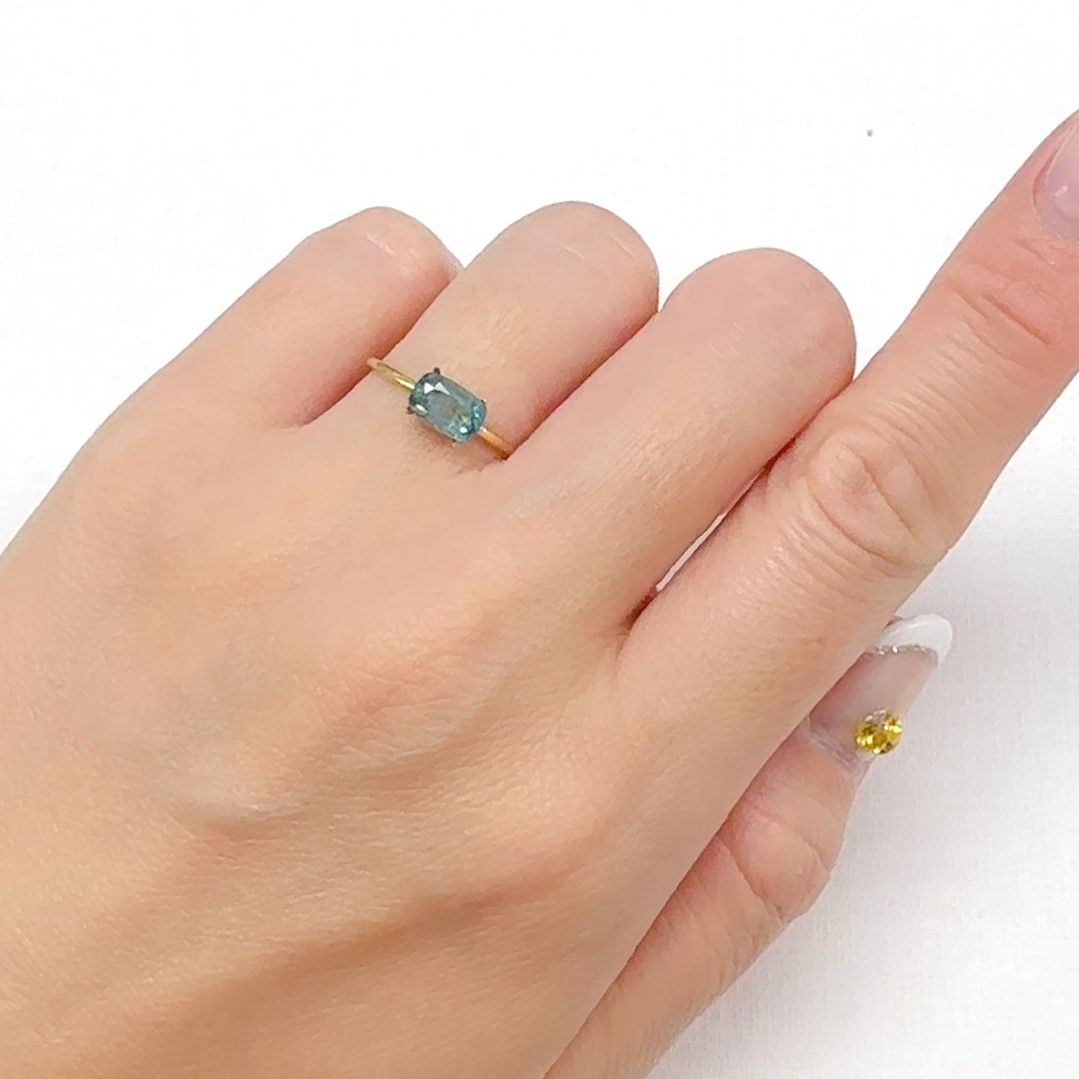 グランディディエライト マダガスカル産 0.68ct[240728562]7x4.5mm前後