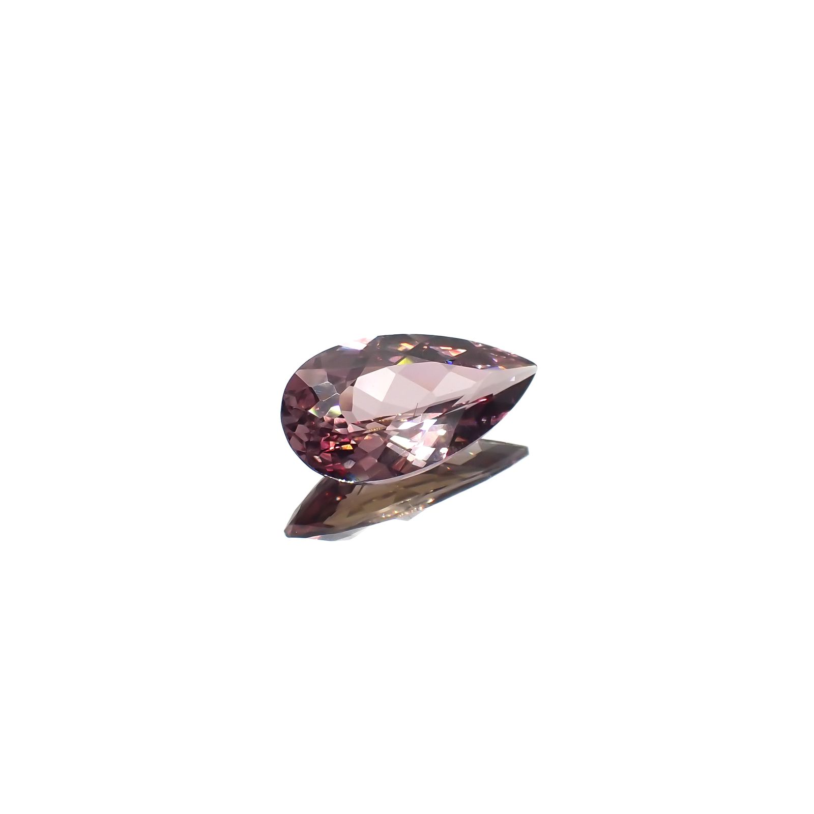 カラーシフト ピンクダイアスポア アフガニスタン産 5.88ct[240326385]17.8x9.1mm前後