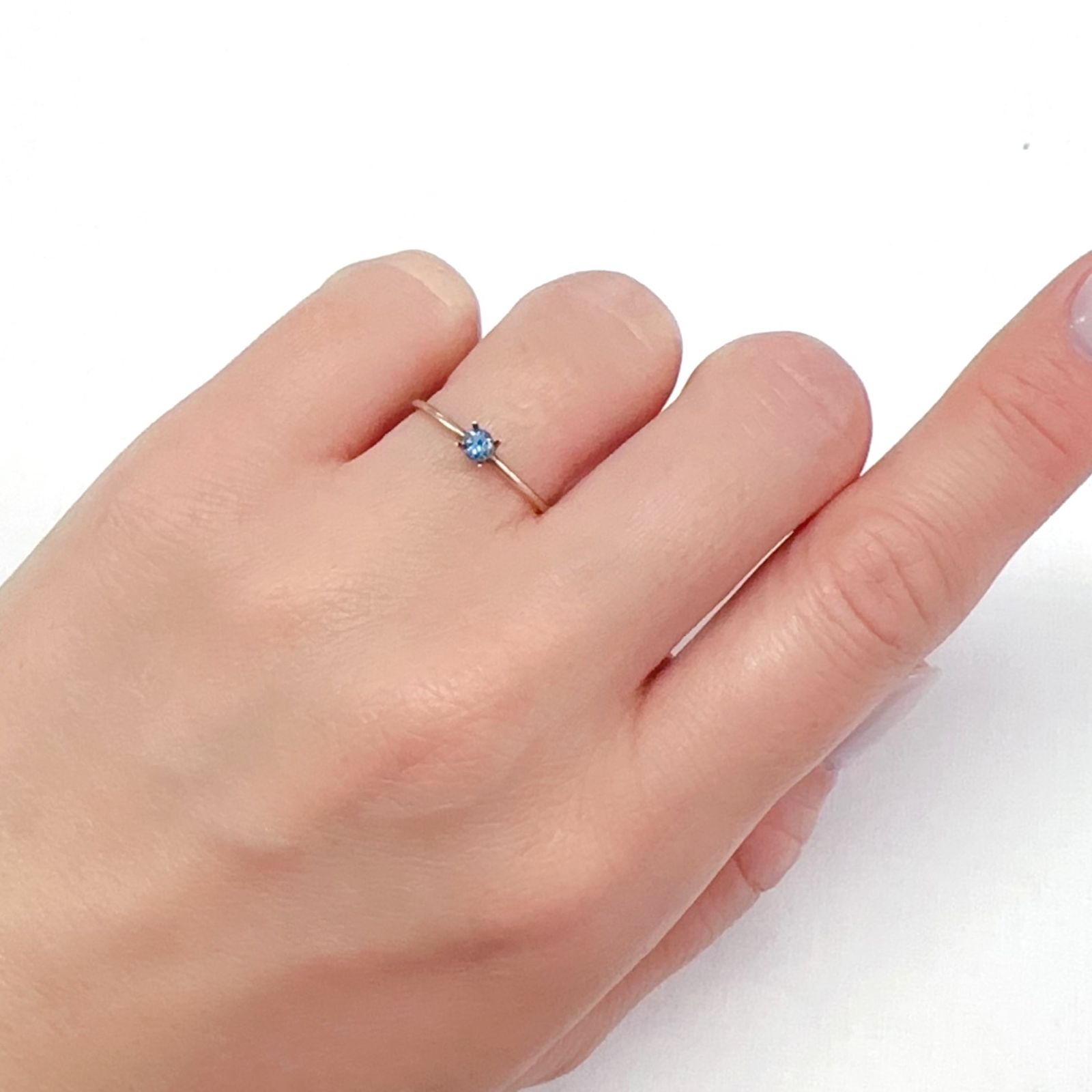 サンタマリアアクアマリン ブラジル産 0.12ct[240225983]3x3mm前後