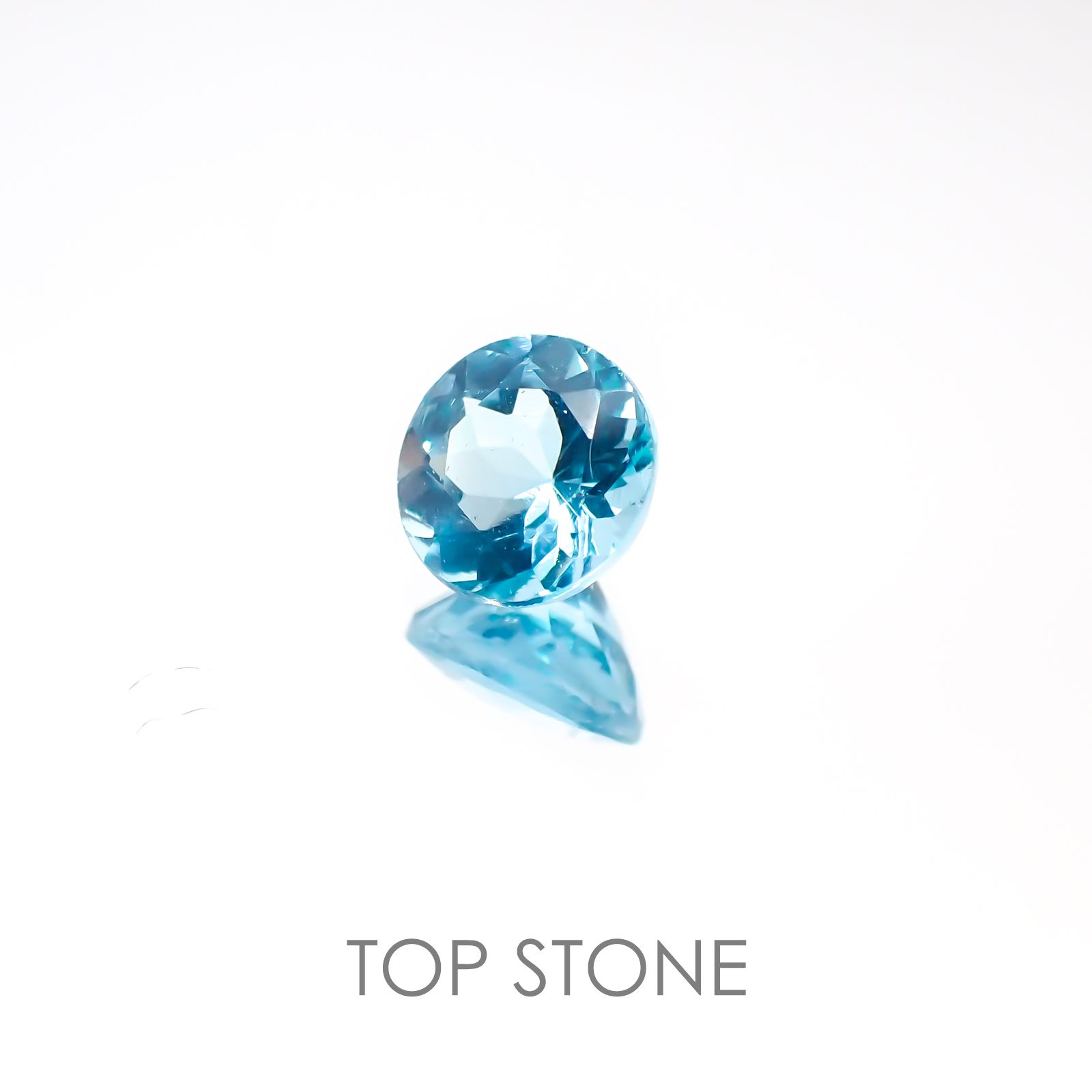 アパタイト(宝石名アパタイト) ブラジル産 0.91ct 識別済[20127946]6×6mm前後